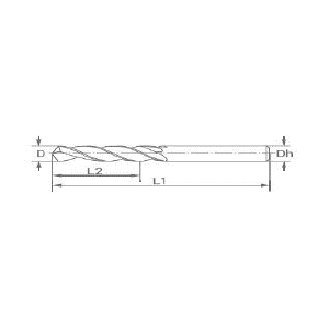 Desenho Técnico DIN340 HSS Maxitech Ferramentas de Corte