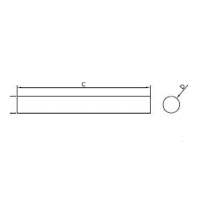 Desenho Técnico Cilindro Metal Duro H6 Maxitech Ferramentas de Corte