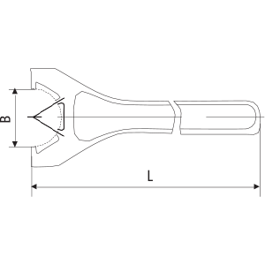 Desenho Técnico Chave Maxitech Ferramentas de Corte