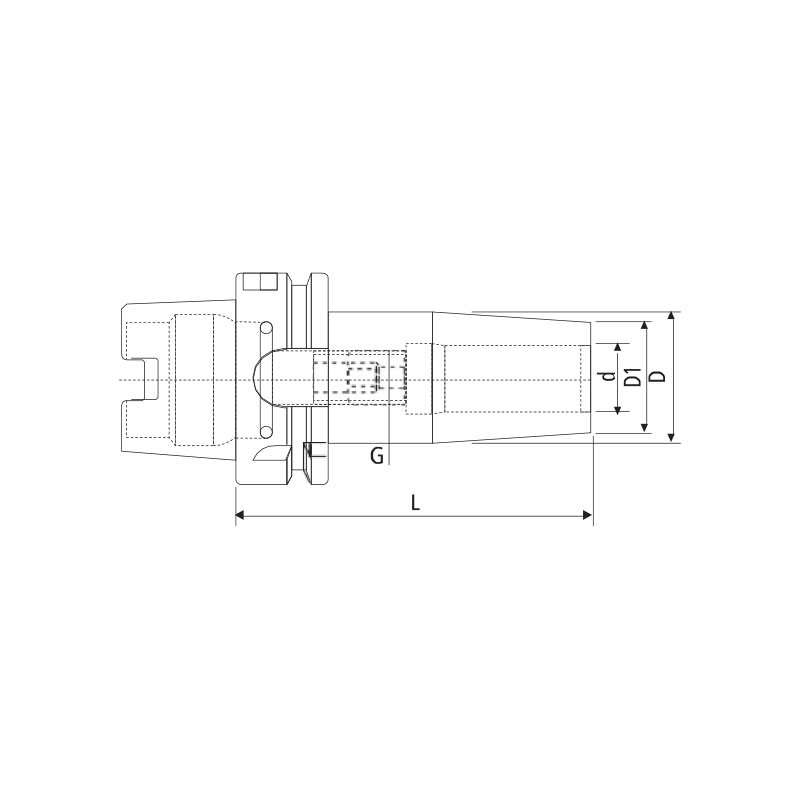 Cone Indução Térmica (HSK) Maxitech Ferramentas de Corte