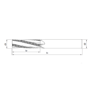 Desenho Técnico Fresa Desbaste Metal Duro Maxitech Ferramentas de Corte